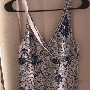 Spring floral print dress